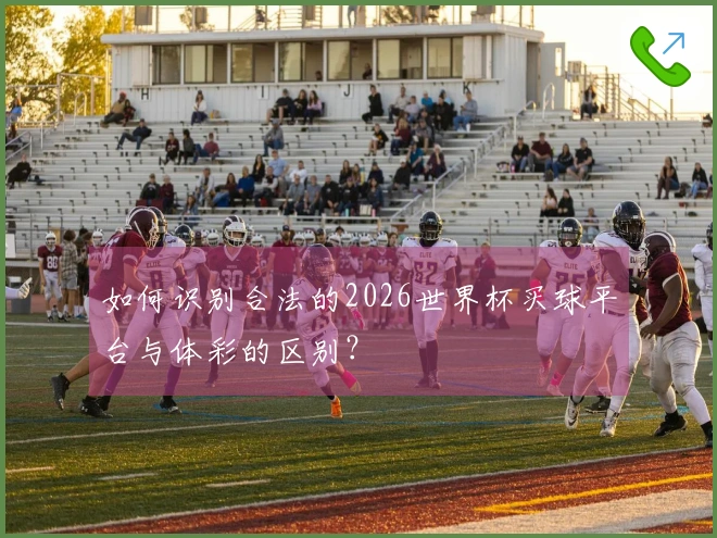 如何识别合法的2026世界杯买球平台与体彩的区别？