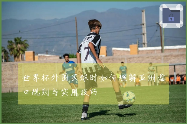 世界杯外围买球时如何理解亚洲盘口规则与实用技巧
